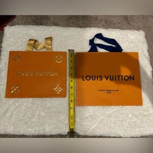Louis Vuitton gift bag and gift tag